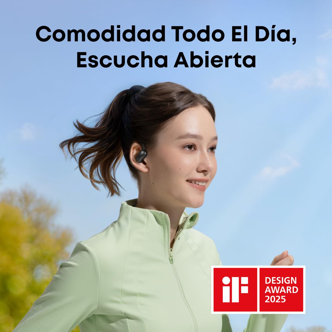 Audífonos de Oído Abierto Soundcore Anker Negro AeroFit 2