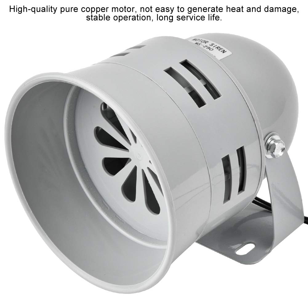Dioche Alarma para Motor, Cuerno de Sirena Eléctrico Industrial de Seguridad y Prevención contra Incendios, 40W (DC12V)