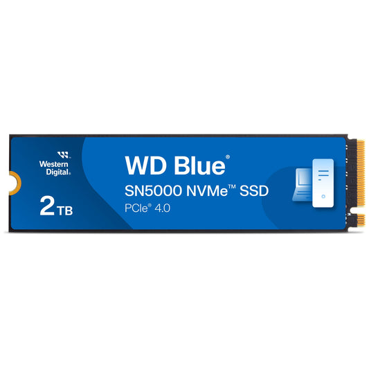 Unidad de Estado Sólido Interna Western Digital 2TB Azul NVMe PCIe Gen 4.0 M.2 2280 Hasta 5.150 MB/s