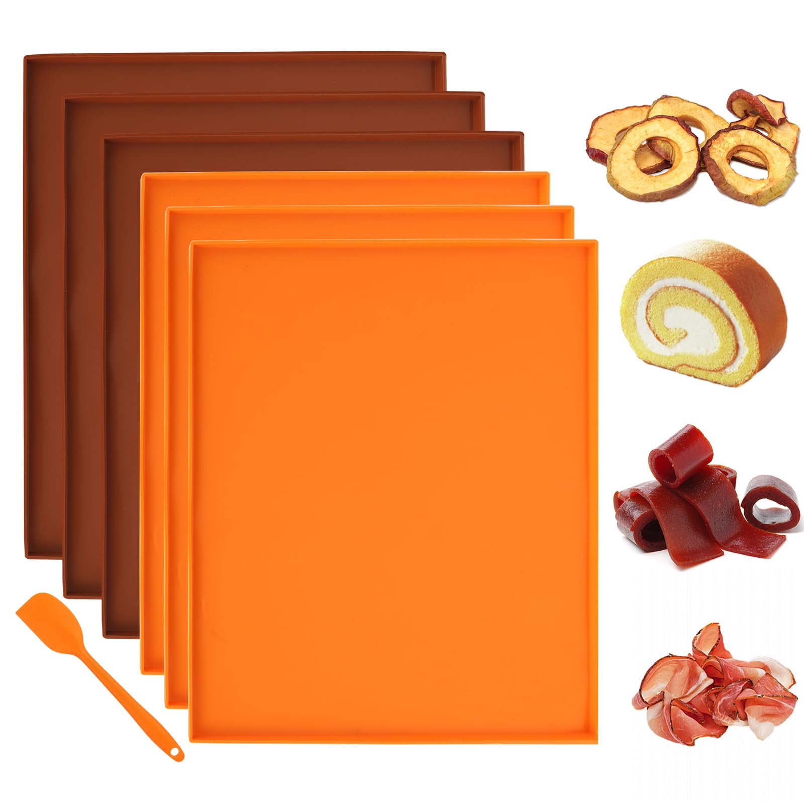 Hojas Deshidratadoras de Silicona Edg Verde Reutilizables para Alimentos y Verduras
