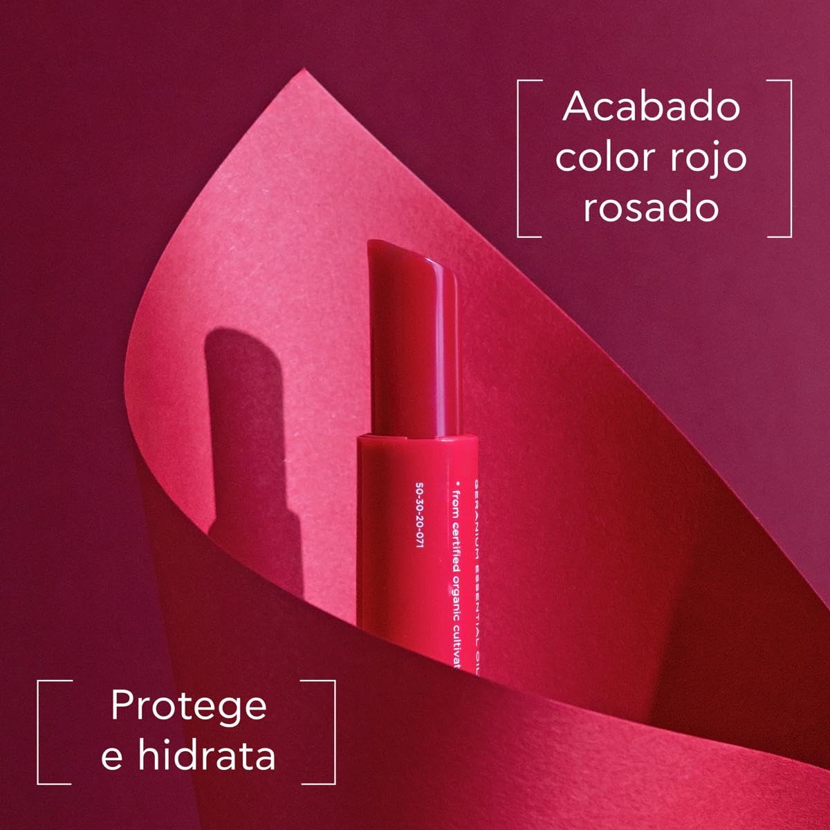 Apivita bálsamo labial con granada 4.4 g – con aceite de granada orgánica, manteca de karité y vitamina E – hidratación profunda, antioxidante y tono rosado natural