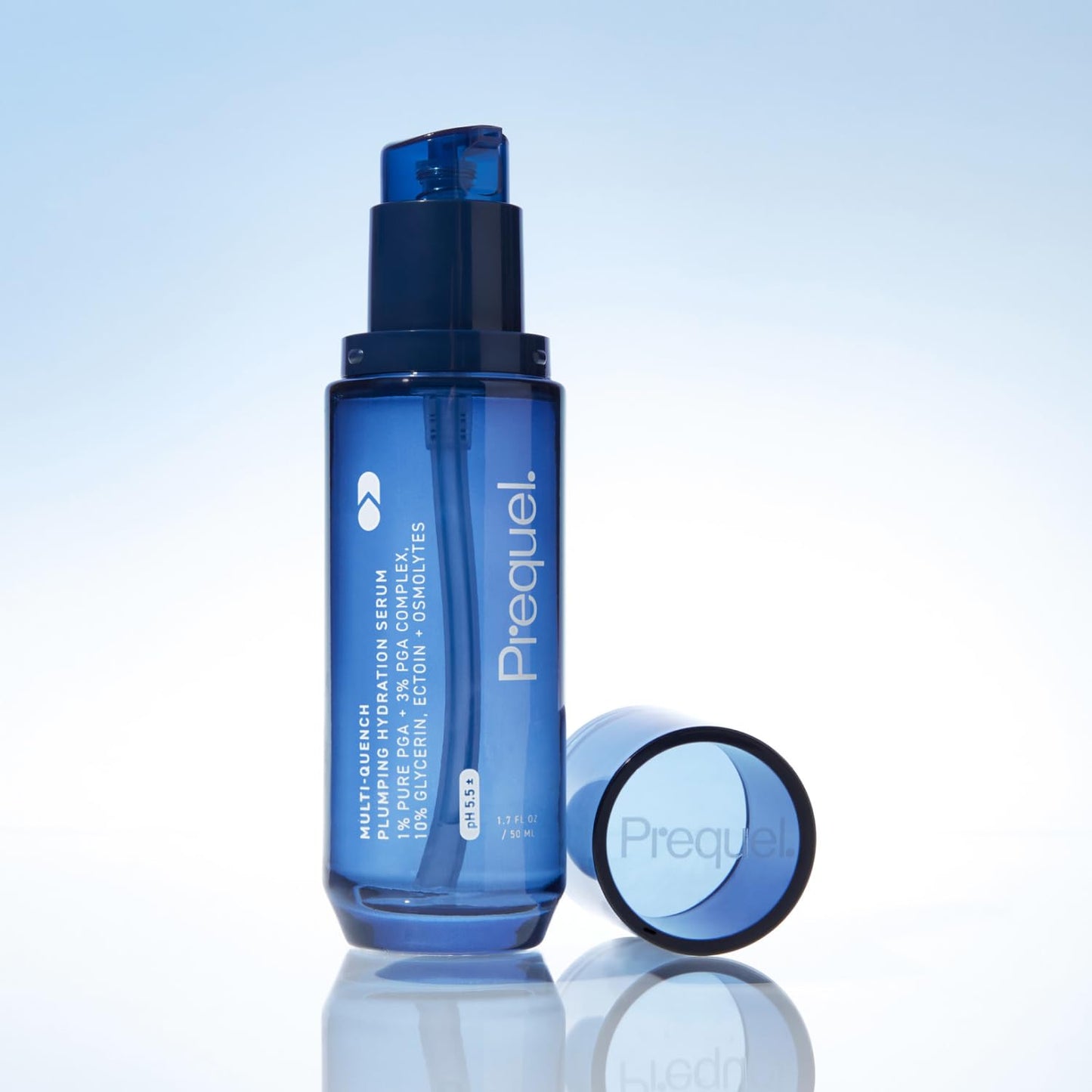 Suero hidratante y humectante Skin Multi Quench Plumping Hydration Serum para el rostro, con mezcla de PGA, glicerina y osmolitos, 1,7 onzas líquidas
