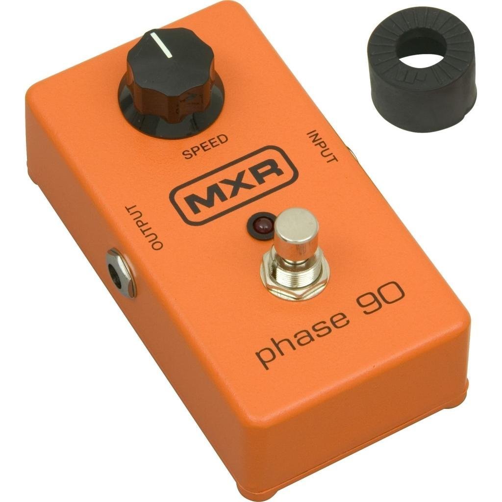 Dunlop MXR M101 Phase 90 Phaser Effects Pedal Bundle con cables de conexión de 6 pulgadas