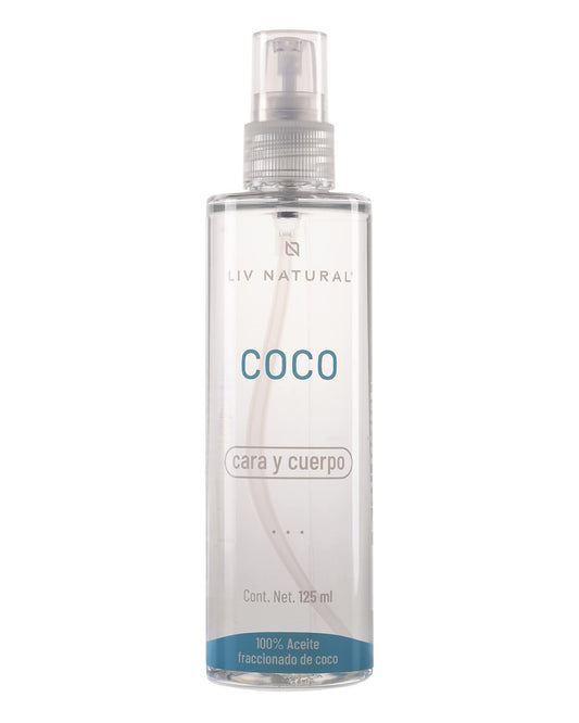 LIV NATURAL Aceite de Coco Fraccionado 125 ml
