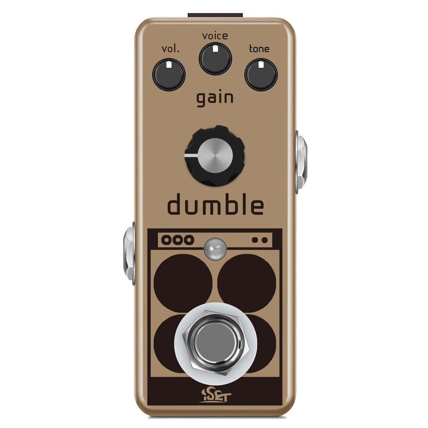 ISET Dumble Overdrive Pedal analógico Mini pedal de efecto de guitarra individual para guitarra eléctrica Bajo True Bypass