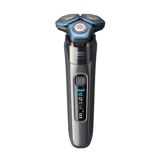 Afeitadora Eléctrica Recargable Philips Norelco SenseIQ Azul con Recortadora Pop-up