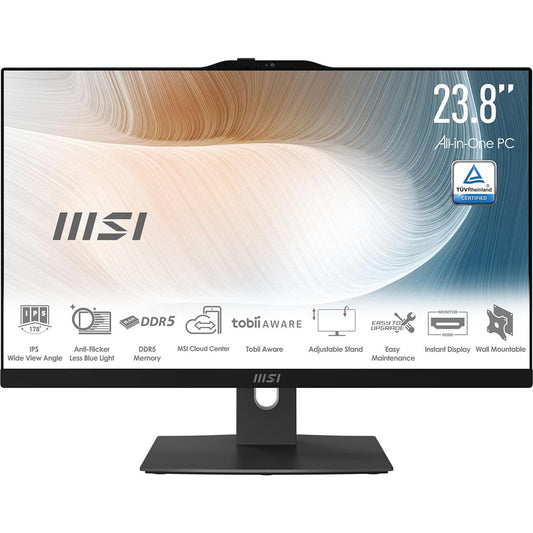Computadora Todo en Uno msi Blanco con Intel Core 3-100U y SSD 512GB