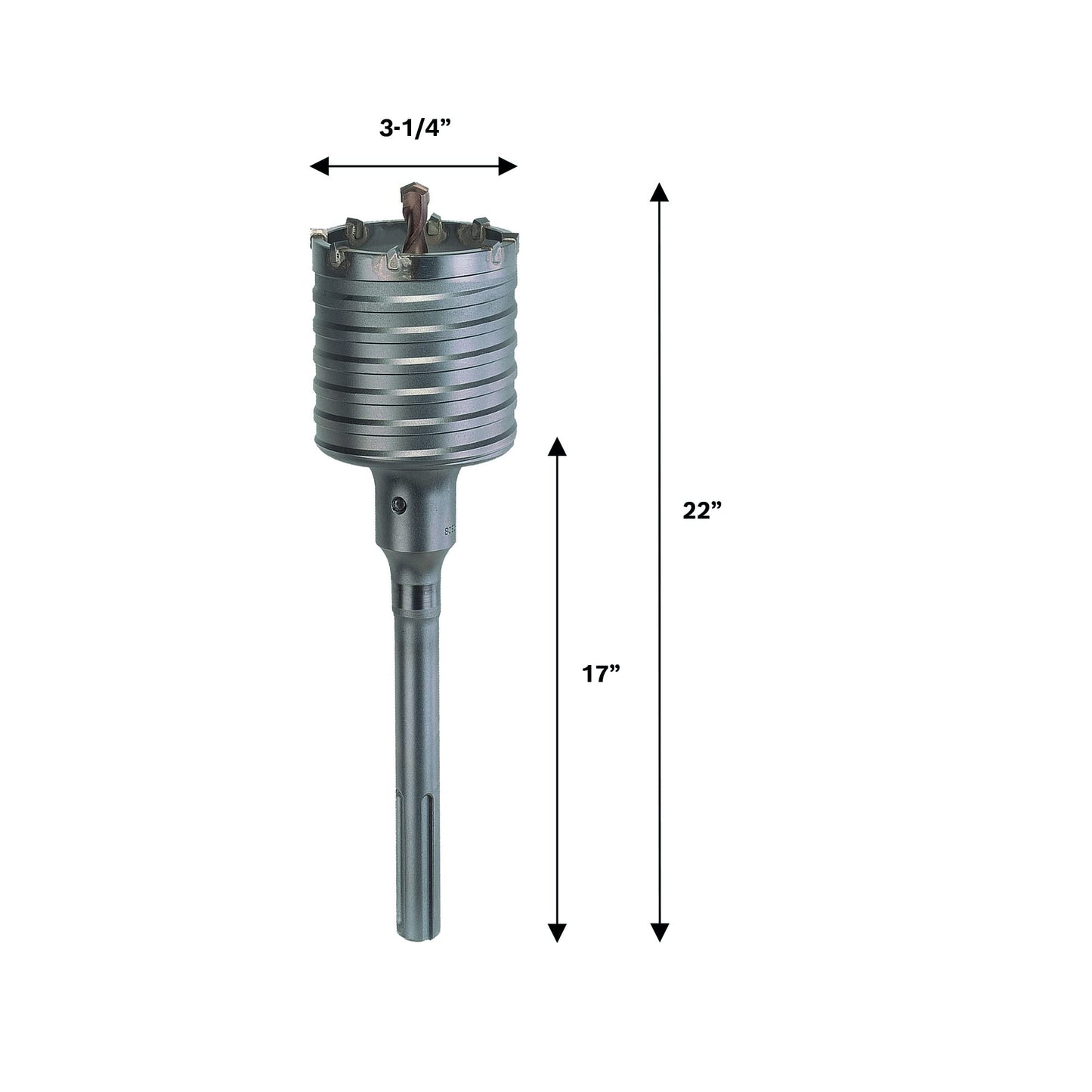 Bosch HC8536 Cortador de núcleo SDS Max de 3-1/4 pulgadas x 22 pulgadas