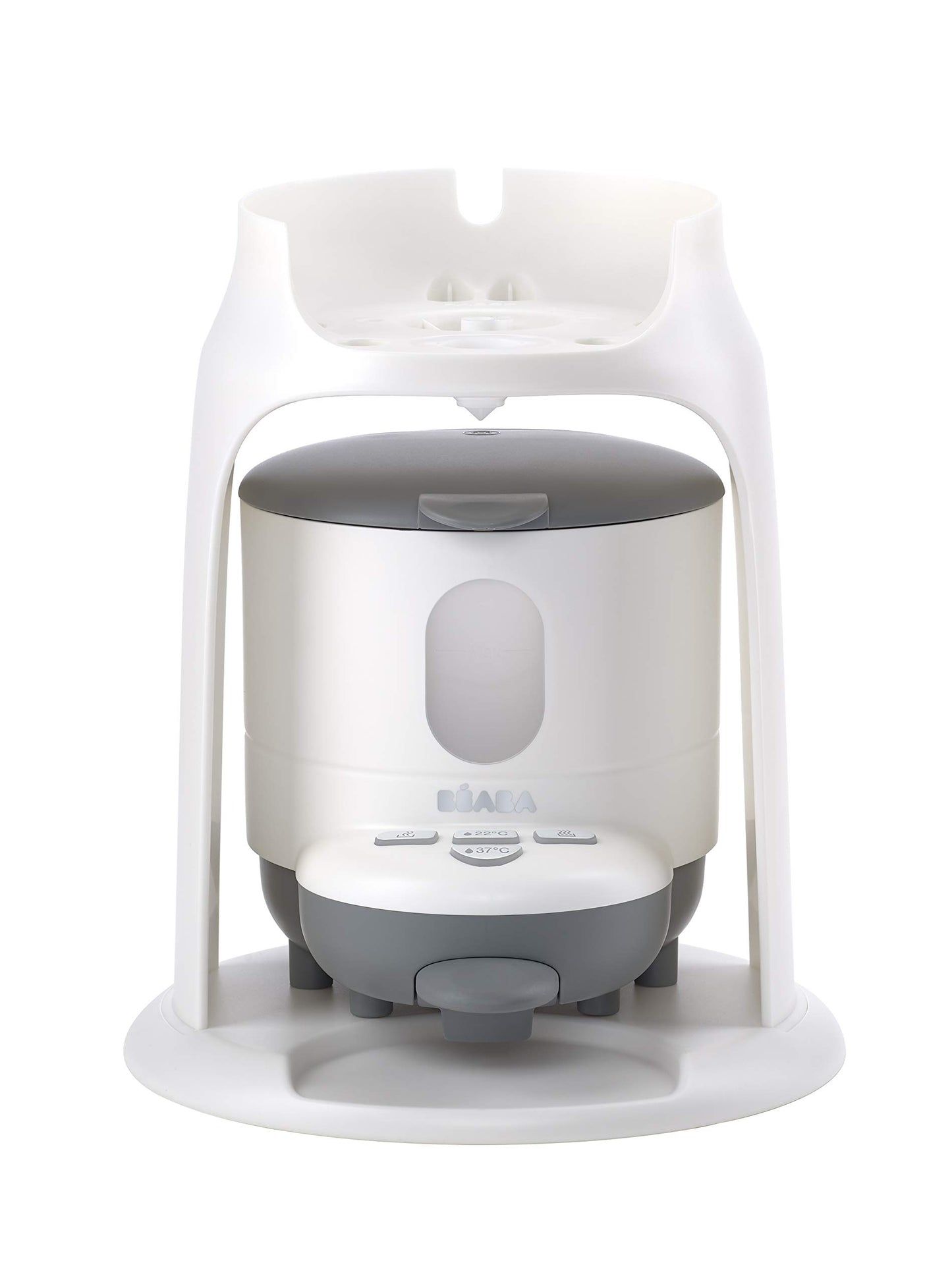 BEABA Bib'Expresso Calentador de agua rápido, Prepara biberón para fórmula en 30 segundos, Dispensador de agua de calentamiento rápido para biberón, biberón y calentador de alimentos para bebés, Calentador de leche de fórmula, Calentador de biberones, Nub