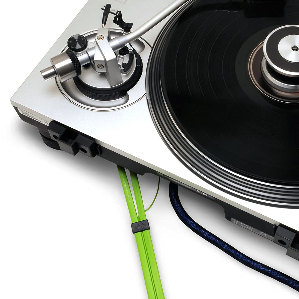 NEO+ by Oyaide d+ RCA Tocadiscos DUO (clase B) Cable de audio duradero para DJ's, músicos y productores, 2 x 1 metro Compatible con todos los dispositivos de entrada RCA