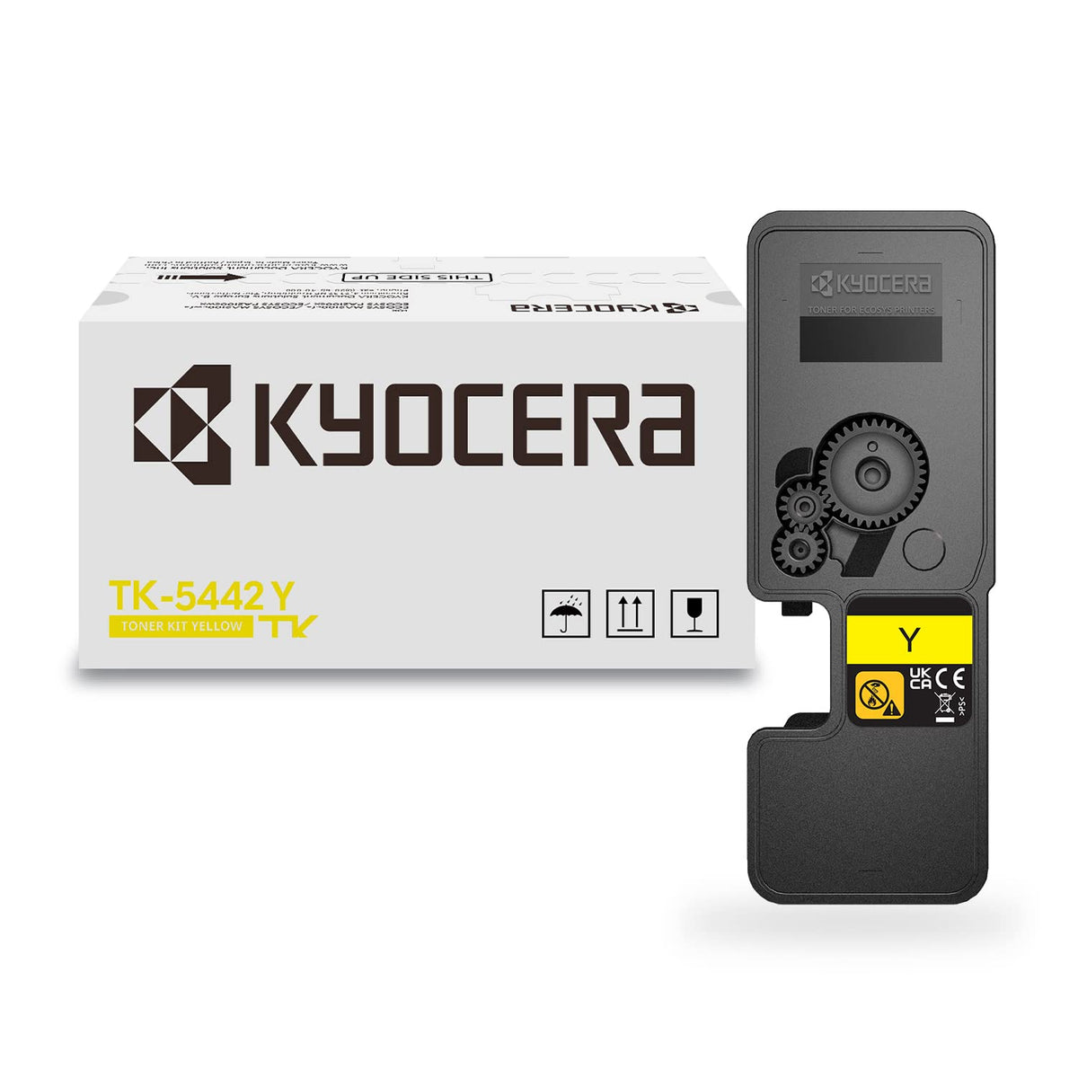 Cartucho de Tóner KYOCERA Amarillo Original para Impresoras Láser ECOSYS MA2100cwfx y PA2100cwx