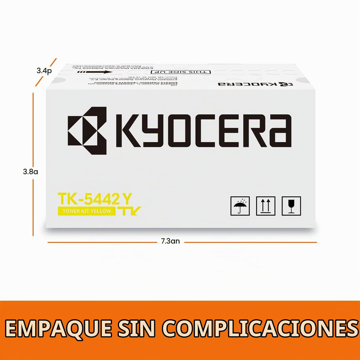 Cartucho de Tóner KYOCERA Amarillo Original para Impresoras Láser ECOSYS MA2100cwfx y PA2100cwx