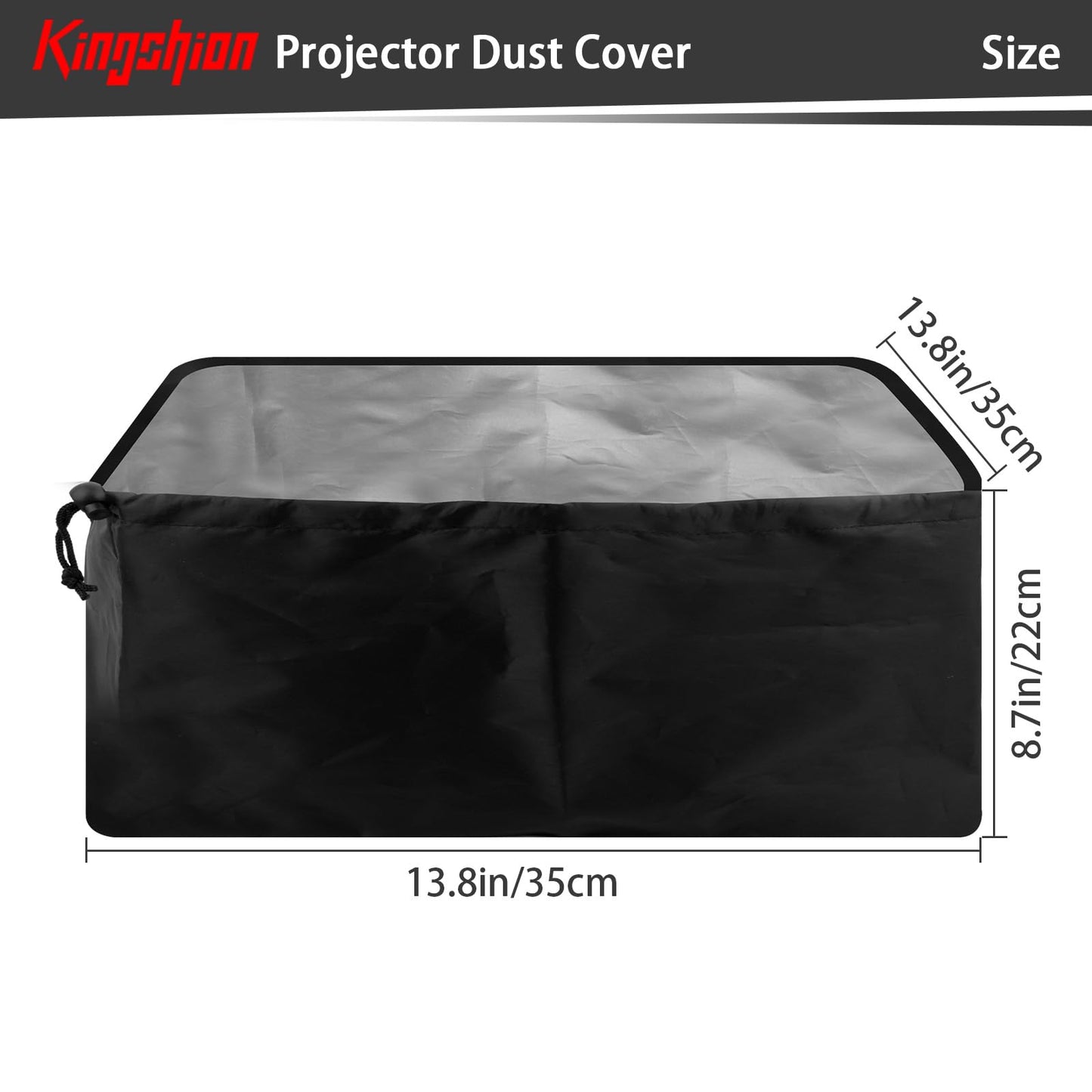 Funda para Proyector Kingshion Negra Resistente al Agua de 13.7 Pulgadas para Montaje en Techo