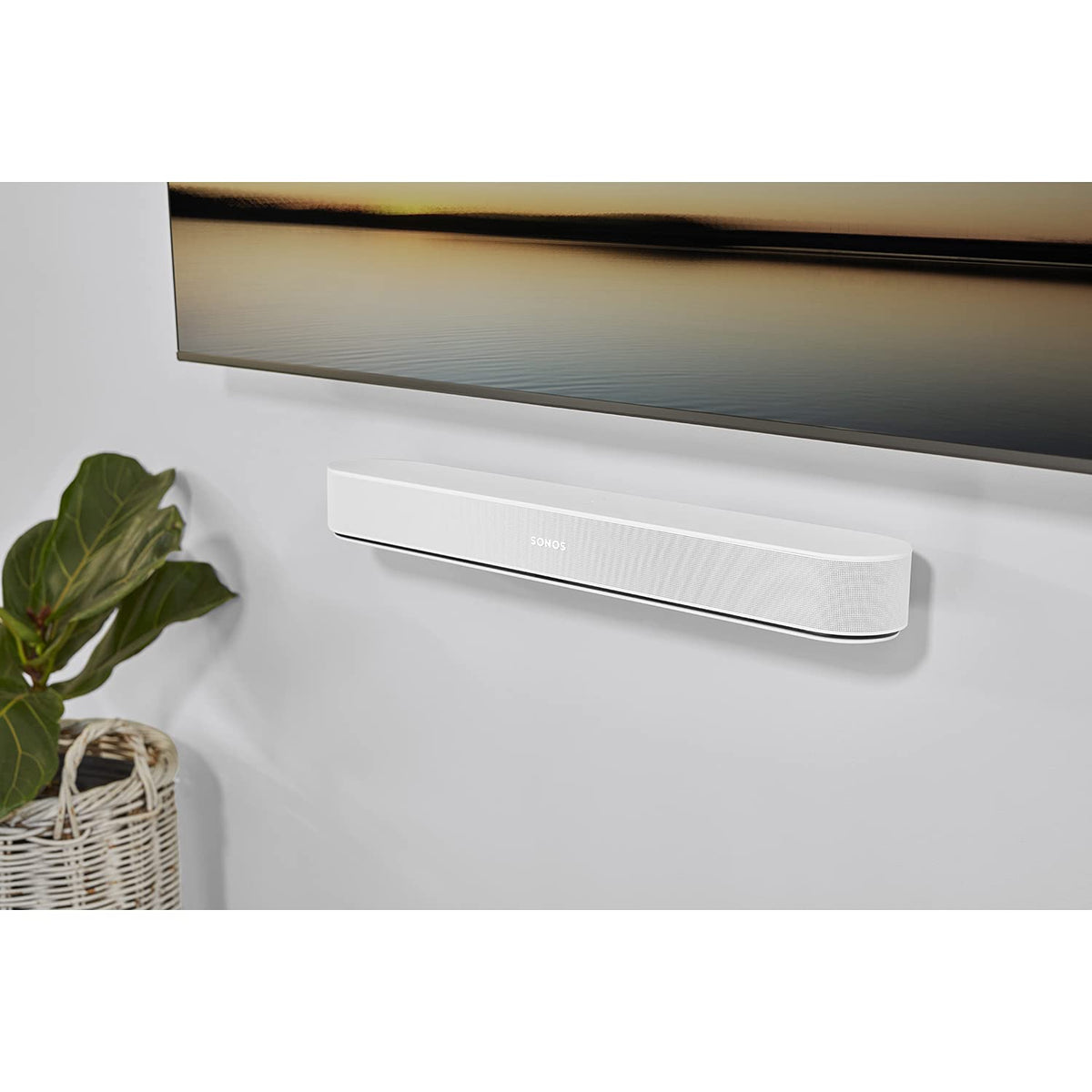 Barra de Sonido Inteligente Sonos Beam Gen 2 Blanco con Tecnología Dolby Atmos Reacondicionado