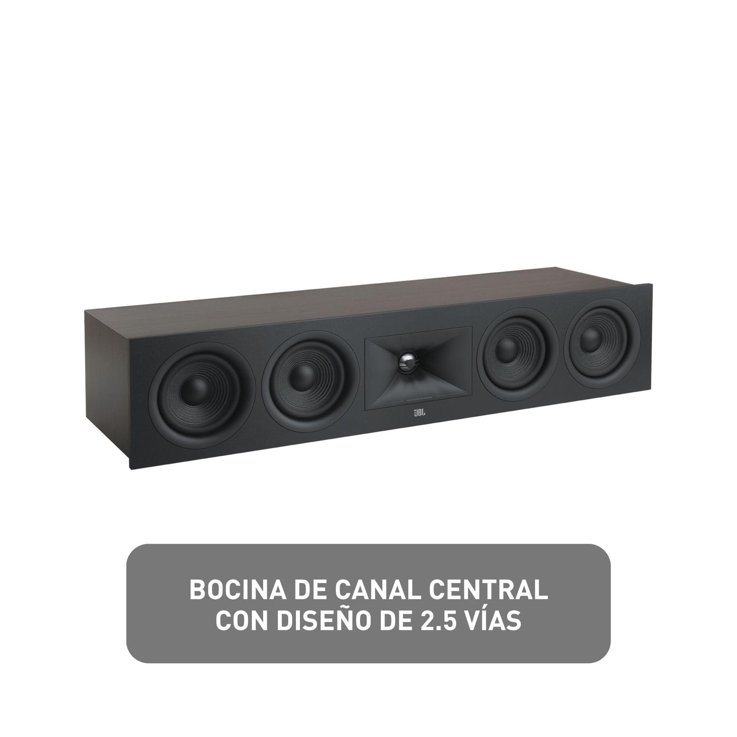 JBL Bocina Stage 245C de Canal Central 2.5 Vías, HDI, 4 Woofers de 114 mm, Tweeter de 25 mm - Negro
