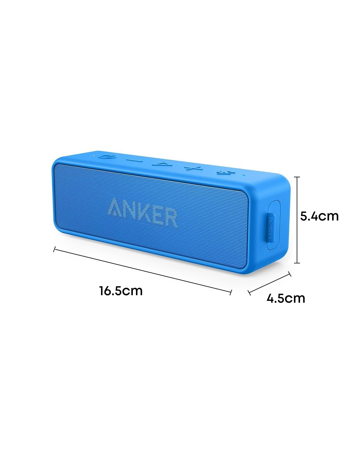 Soundcore Anker 2 Bocina Bluetooth Potente, batería de 24 Horas, protección contra el Agua IPX7, Graves enormes con Dos Controladores de Graves