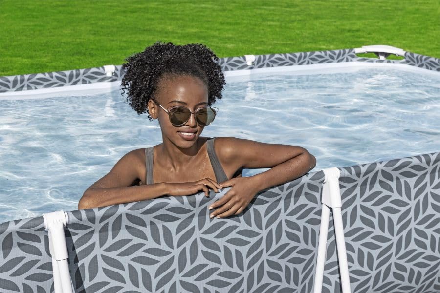 Bestway Alberca con Estructura Steel Pro 3.66m x 2.01m x 66cm Pool Set, Incluye Bomba y Filtro 561FU
