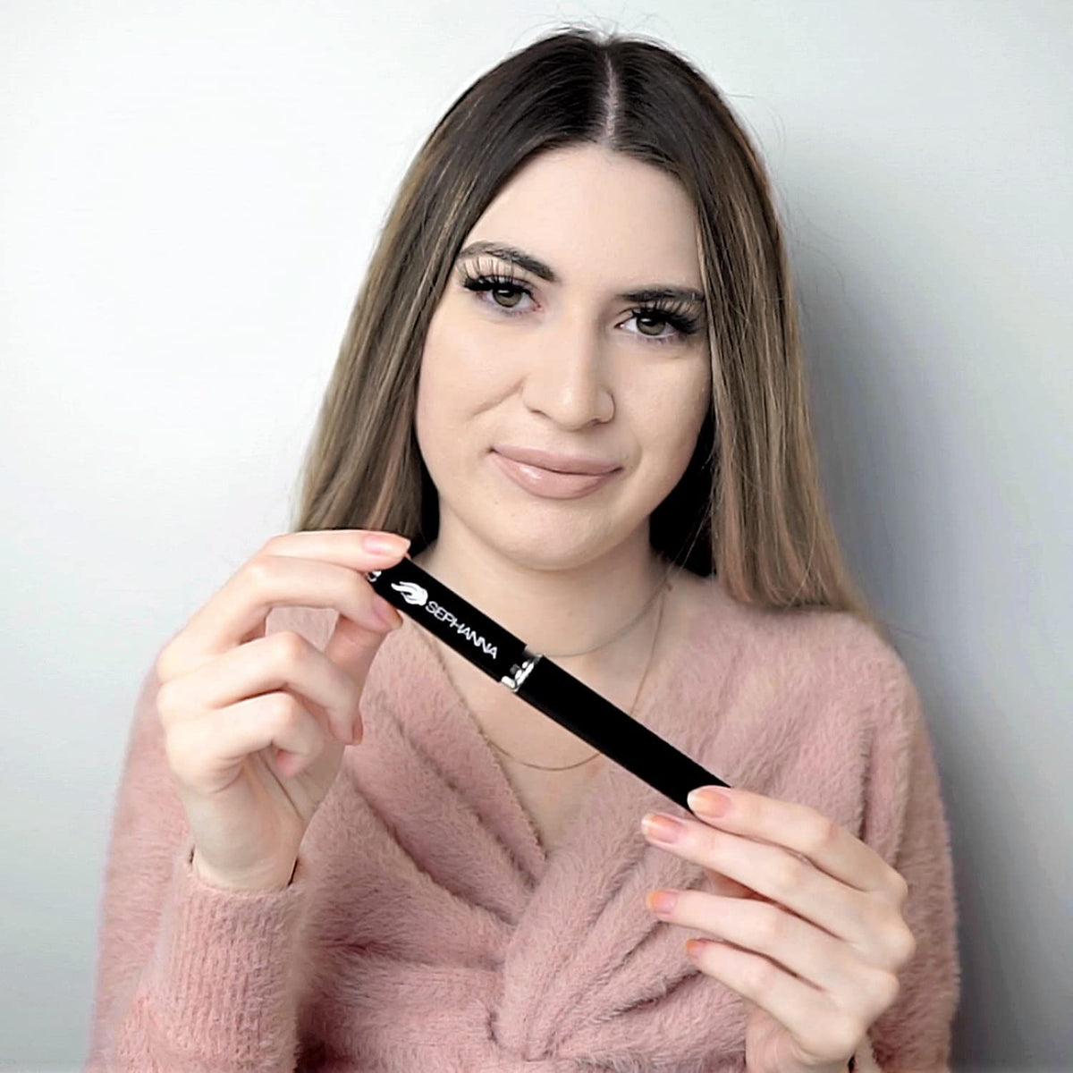 Sephanna Lima de uñas de cristal unisex de alta calidad, lima de uñas de cristal portátil con estuche para manicura y pedicura, acabado suave para uñas naturales y acrílicas (paquete de 3)