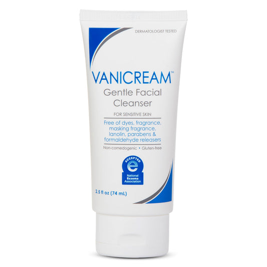 Gentle Facial Cleanser - 2.5 fl oz - Formulated Without Common Irritants for Those with Sensitive Skin