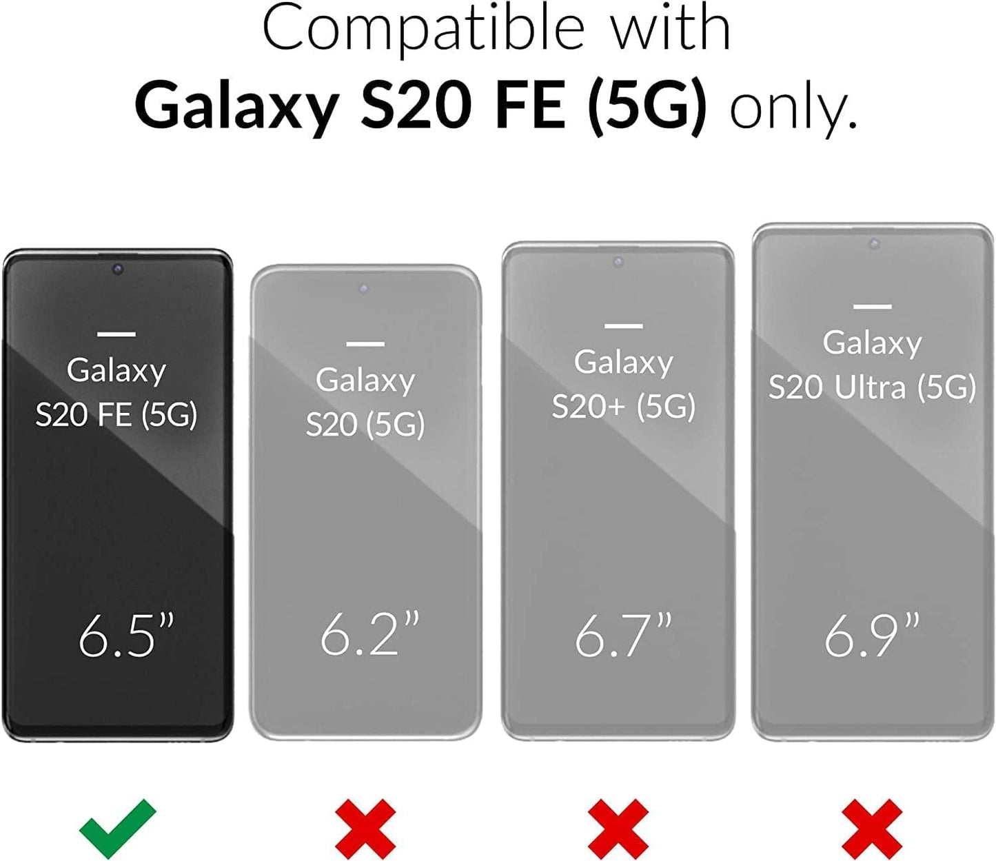oakxco - Funda de silicona líquida para Samsung Galaxy S20 FE 5G, bonita funda delgada de goma suave TPU lisa de gel para mujeres y niñas, diseño estético, sólido mate protector y a prueba de golpes,