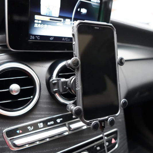 Soporte para Teléfono X-Rnio Compatible con Mercedes Benz y Mini Cooper Accesorios Negros