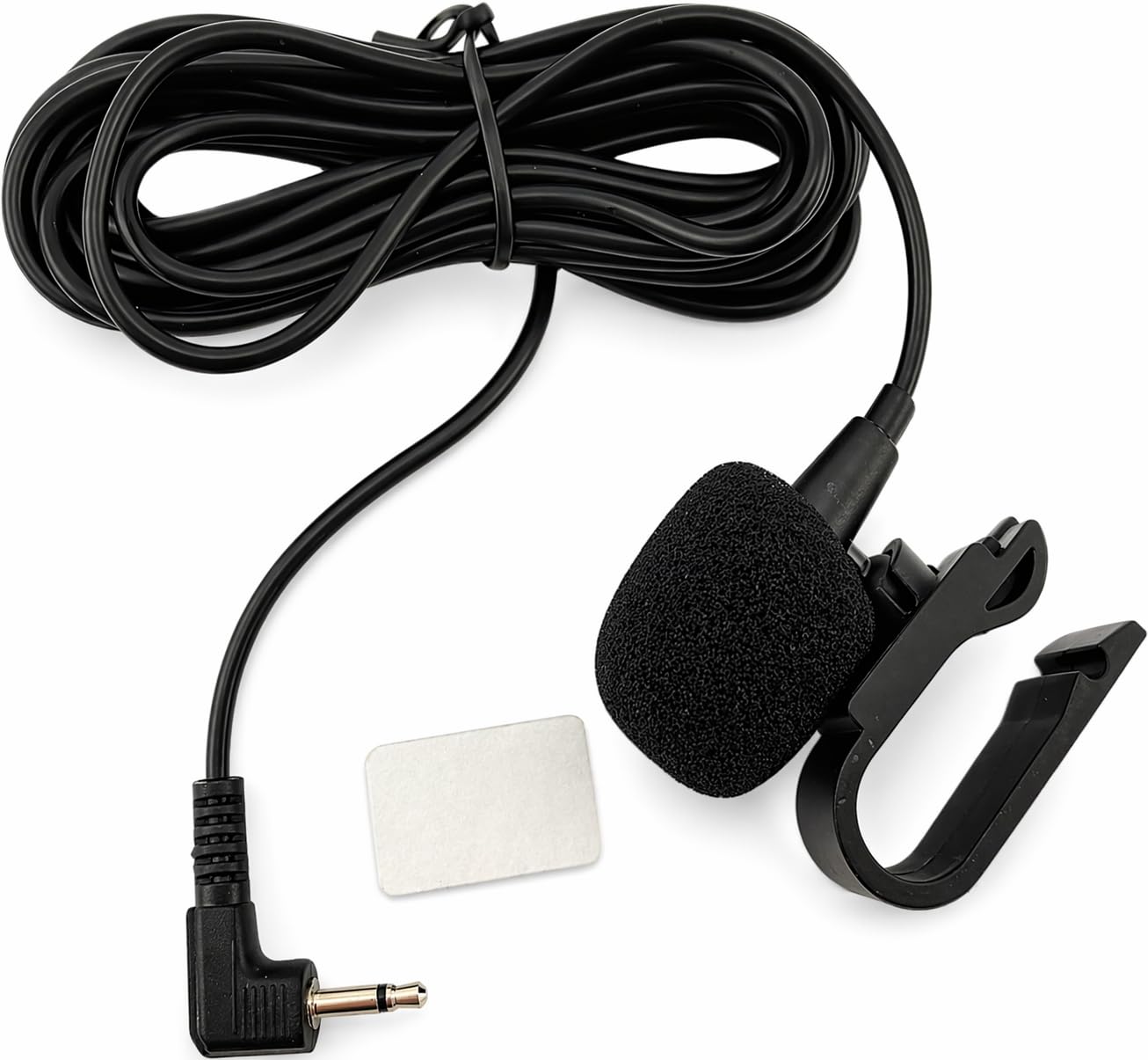 Micrófono externo de 2,5 mm compatible con Pioneer AVIC-Series AVIC-W8400NEX AVIC-W8500NEX AVIC- W8600NEX AVIC-X910BT - Cable de 9 pies para receptores de navegación con clip