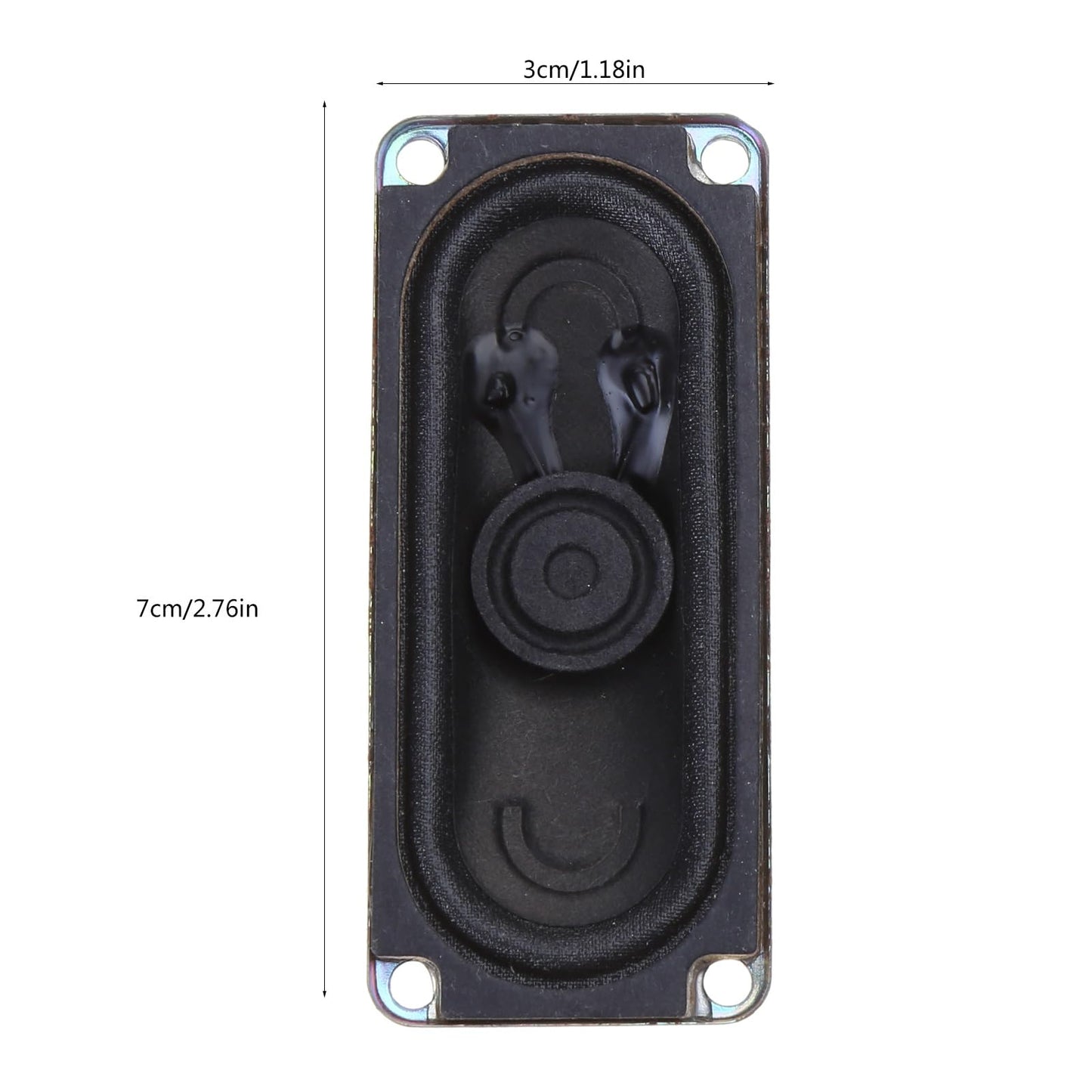 Altavoz de 5 W y 8 ohmios, 30 x 70 mm, en forma de bocina, altavoz electrónico multimedia, portátil, amplificador de altavoz