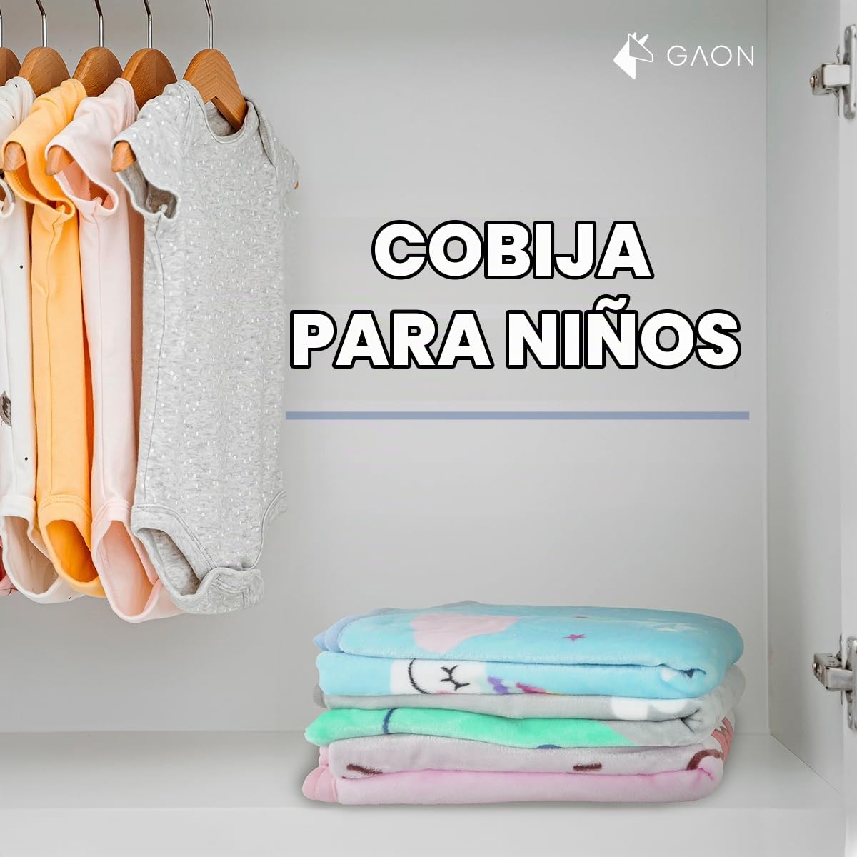 Cobija para Bebe Ligera Caliente de Textura Suave Ideal para Transportar - Manta Frazada para Bebes Ligera Envolvente Versatil y Practica para Viajar 100 x 140 CM