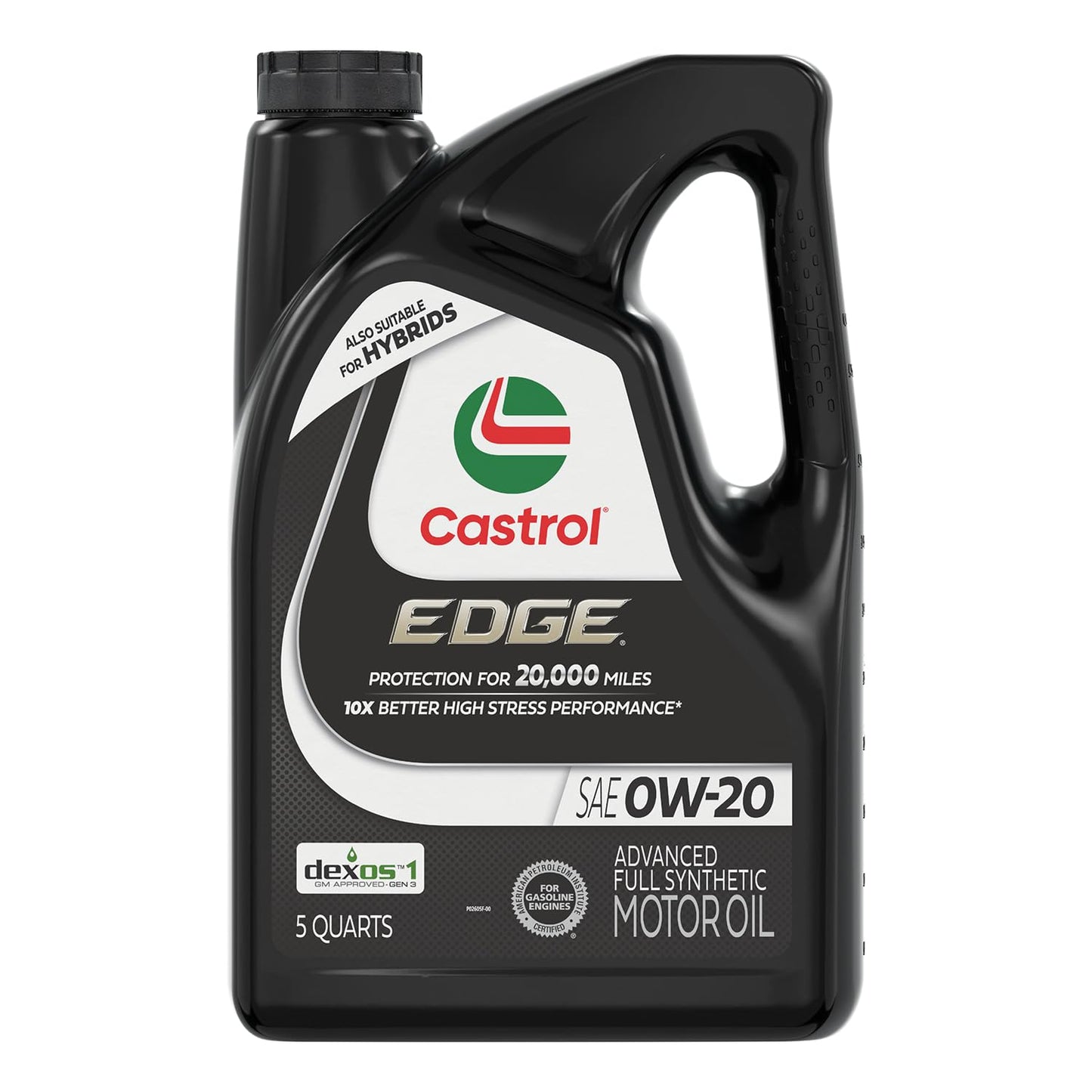 Castrol Edge 0W-20 - Aceite de Motor sintético Completo, 5 Cuartos de galón