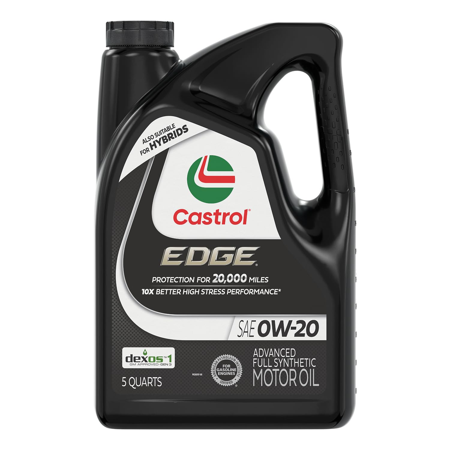 Castrol Edge 0W-20 - Aceite de Motor sintético Completo, 5 Cuartos de galón