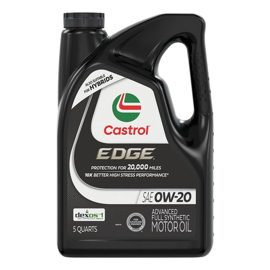 Castrol Edge 0W-20 - Aceite de Motor sintético Completo, 5 Cuartos de galón