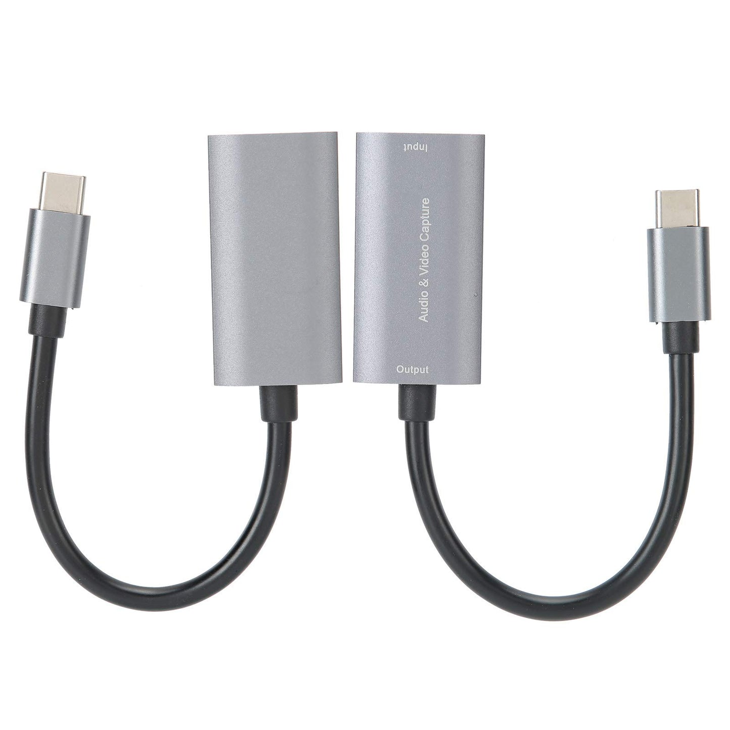 Convertidor de Video portátil Tipo C HDMI a USB-C Tarjeta de Captura de Video y Audio Grabación de Video 4K 1080P Juego Live Silver Grey Drive Z29A