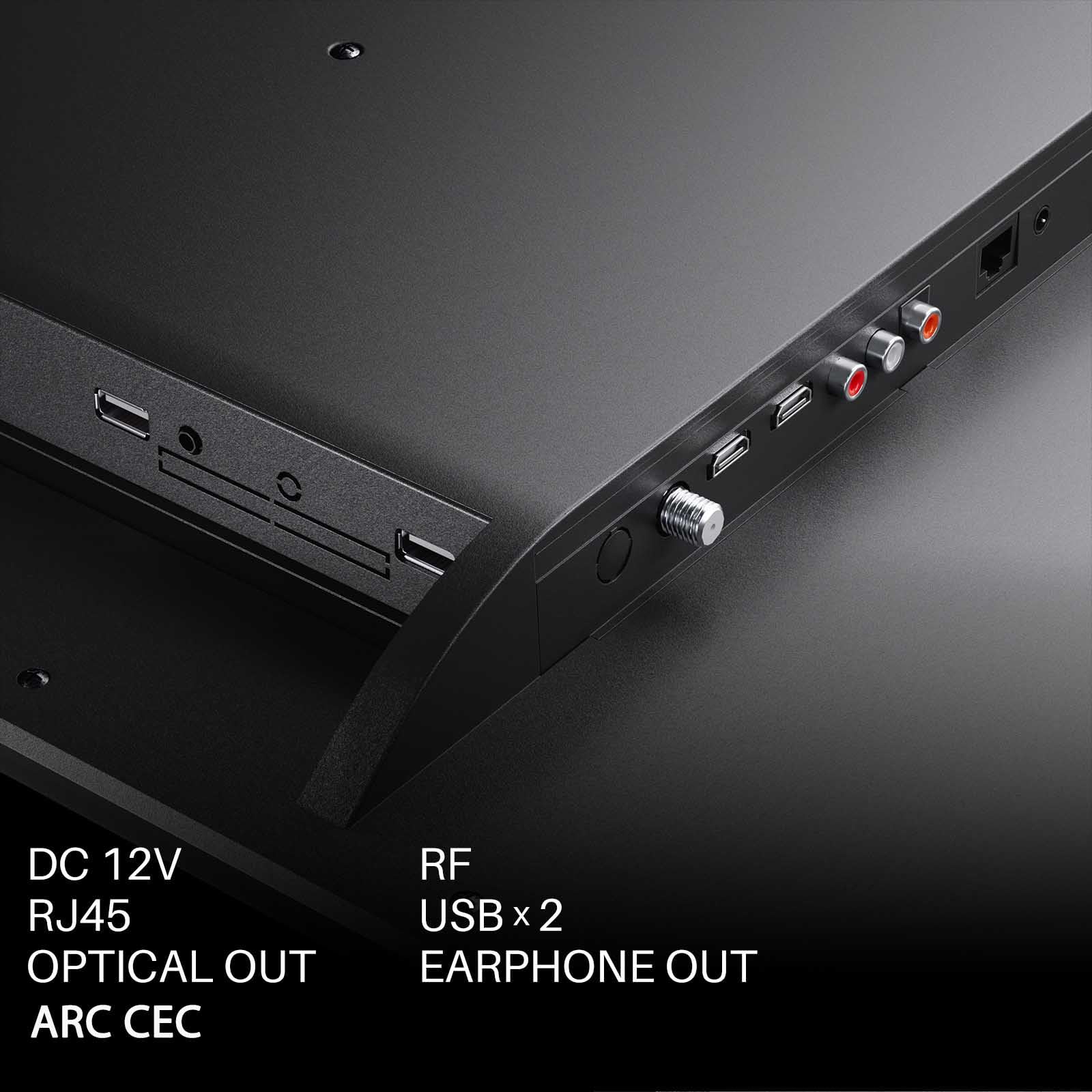 Televisor Inteligente SYLVOX de 24 Pulgadas FHD 1080P WiFi Integrado con Reproductor de Disco para Caravana y Hogar