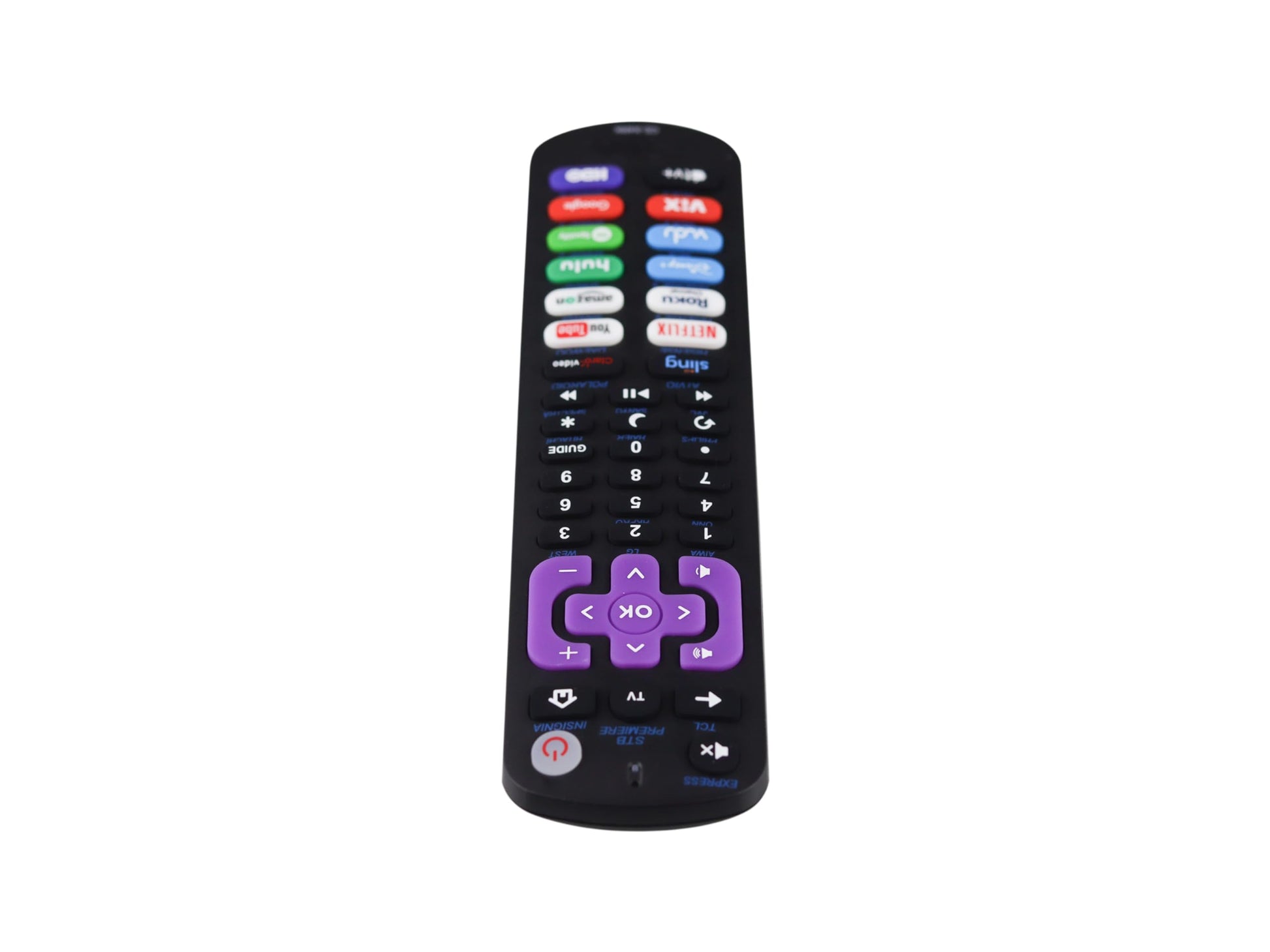 CONTROL EXPERT Control Compatible con Roku TV TCL LG Hisense Sharp Philps
