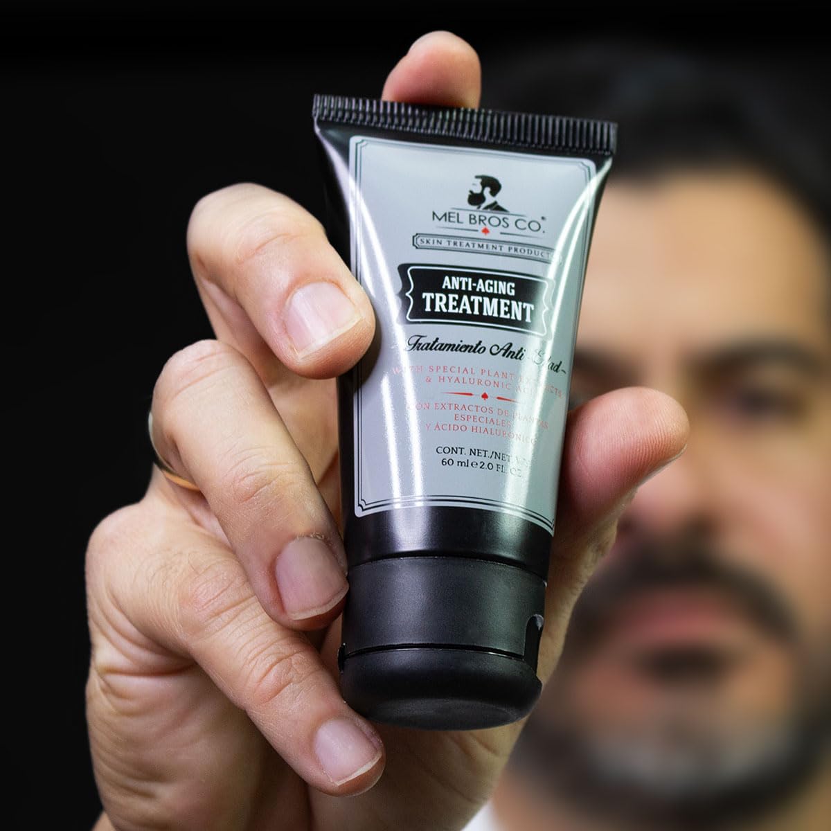 MEL BROS CO. - Tratamiento Anti edad y Rejuvenecedora 2 oz con Ácido Hialurónico y Extracto Herbales