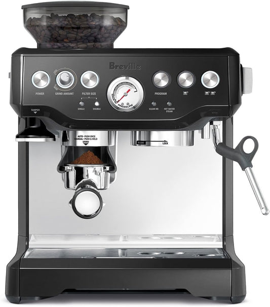 Breville - Máquina de café Bes870BSXL The Barista Express, color negro sésamo