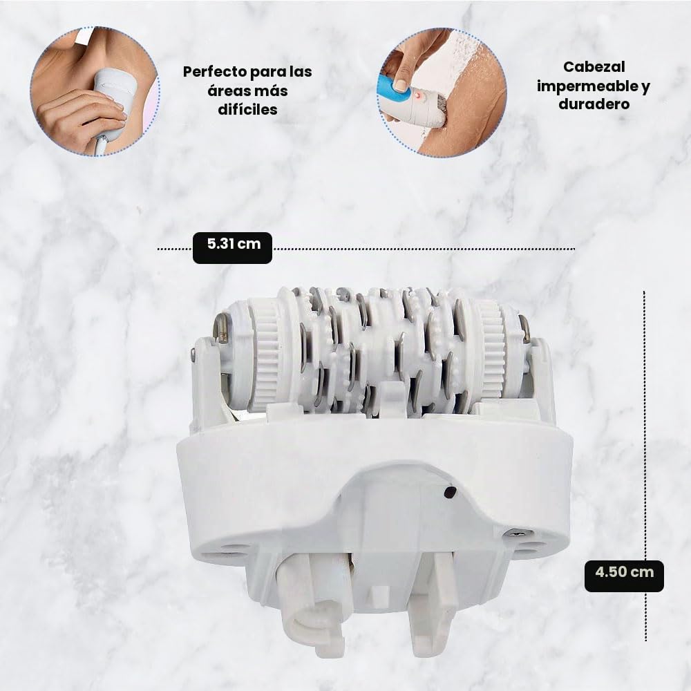 KMIIMETBraun 67030946 Replacement Epilator Head for Braun Silk Epil 5 and 7