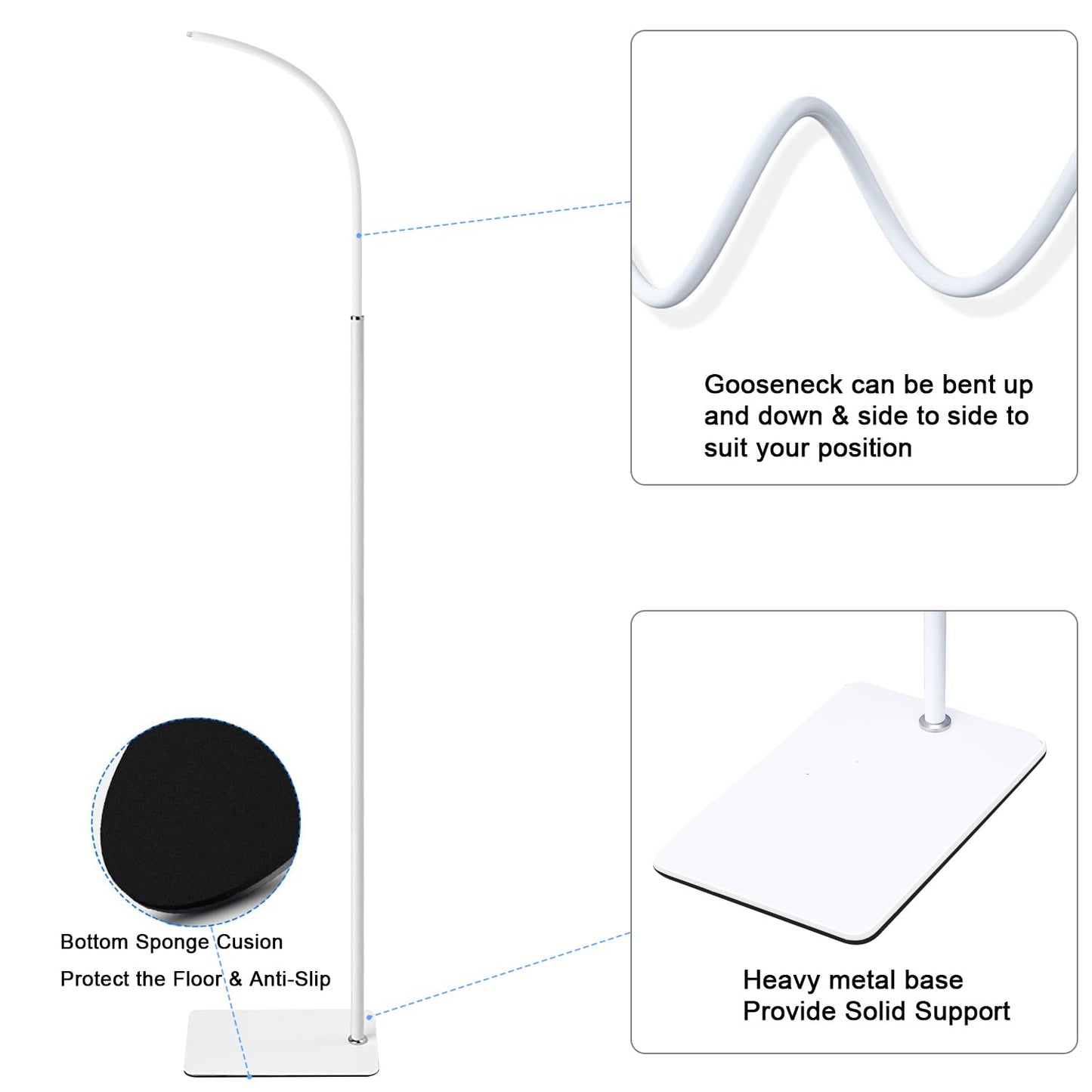 Soporte para Monitor de Bebé AISVAN Altura Ajustable Compatible con Hellobaby y Nanit Pro Flexibilidad Avanzada
