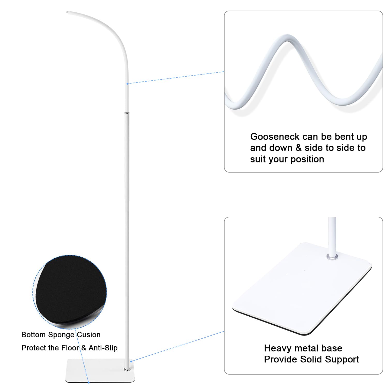 Soporte para Monitor de Bebé AISVAN Altura Ajustable Compatible con Hellobaby y Nanit Pro Flexibilidad Avanzada