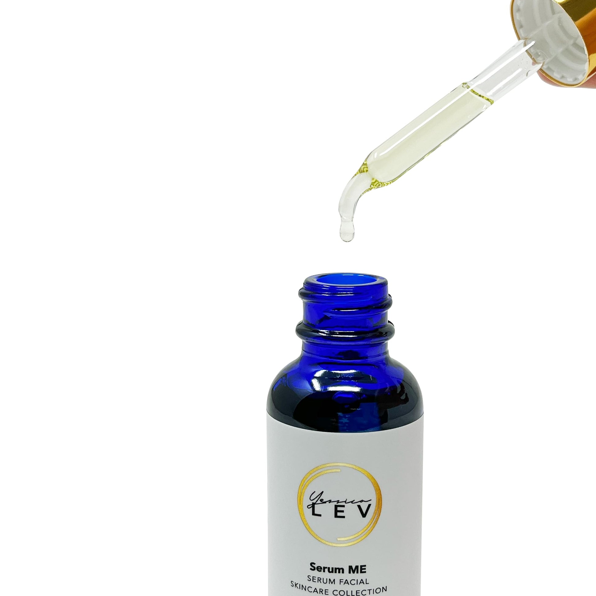 Yessica LEV Serum ME, sérum facial para prevenir y alisar líneas de expresión, desvanecer manchas, hidratar, regenerar, iluminar y reducir poros abiertos