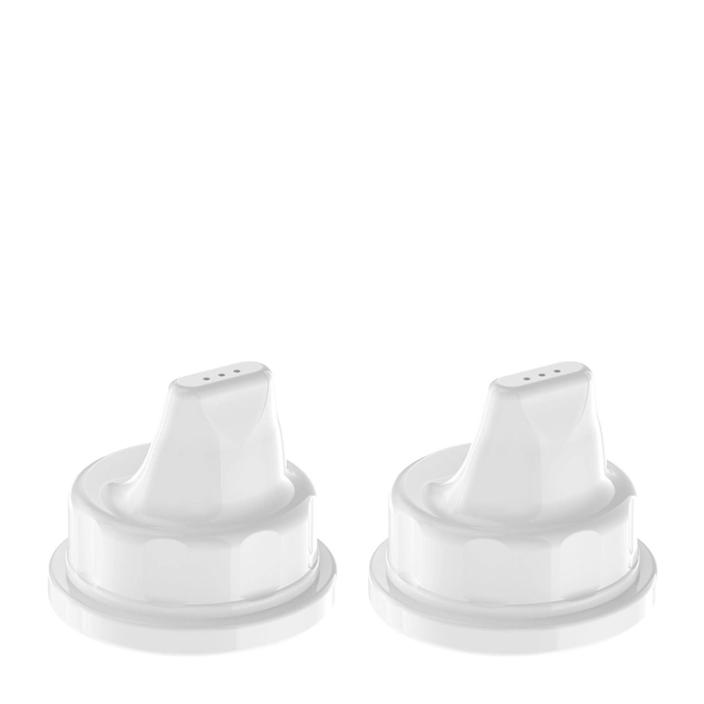 Lifefactory Sippy Tapas para botellas de vidrio sin BPA de 4 onzas y 9 onzas, paquete de 2, color Azul