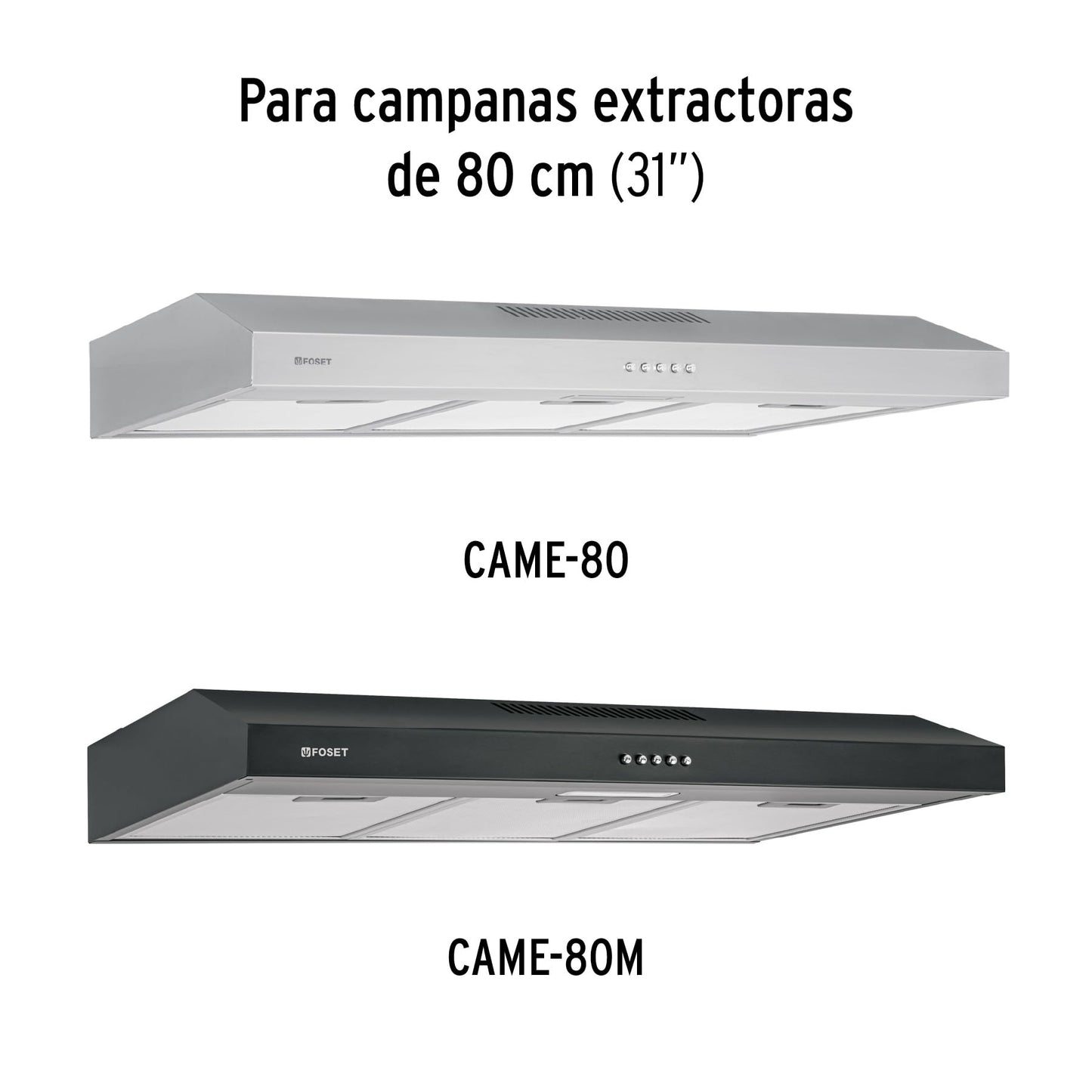 Foset FILC-CAME, Filtro de carbón para campanas CAME-80/60