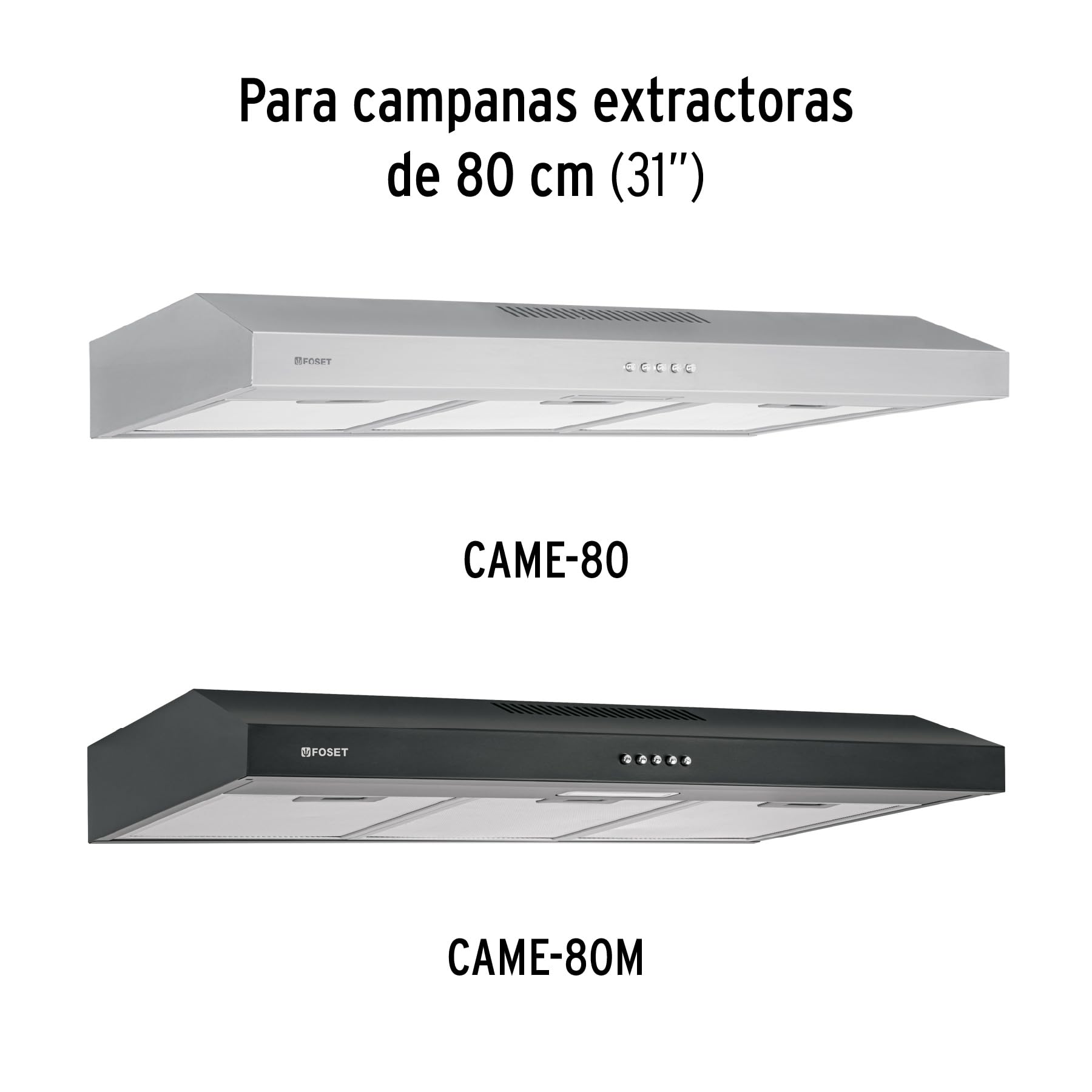 Foset FILC-CAME, Filtro de carbón para campanas CAME-80/60