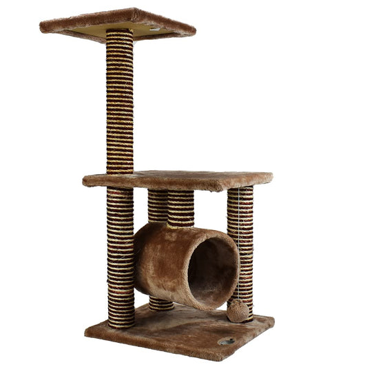 Fancy Pet con Tunel para Gato para Gato con 85 centímetros de Altura