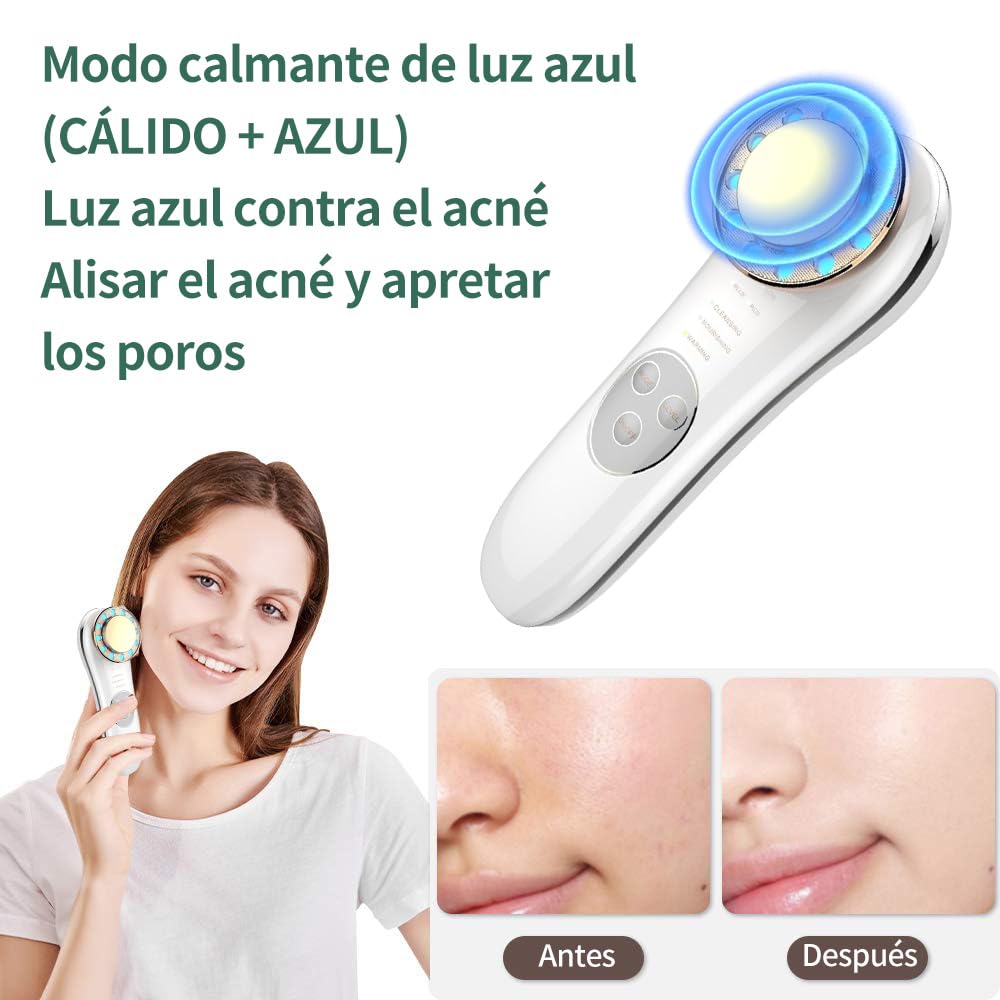 Masajeador Facial Anidanji Alta Frecuencia 7 en 1 Antiarrugas Lifting y Estiramiento de Piel
