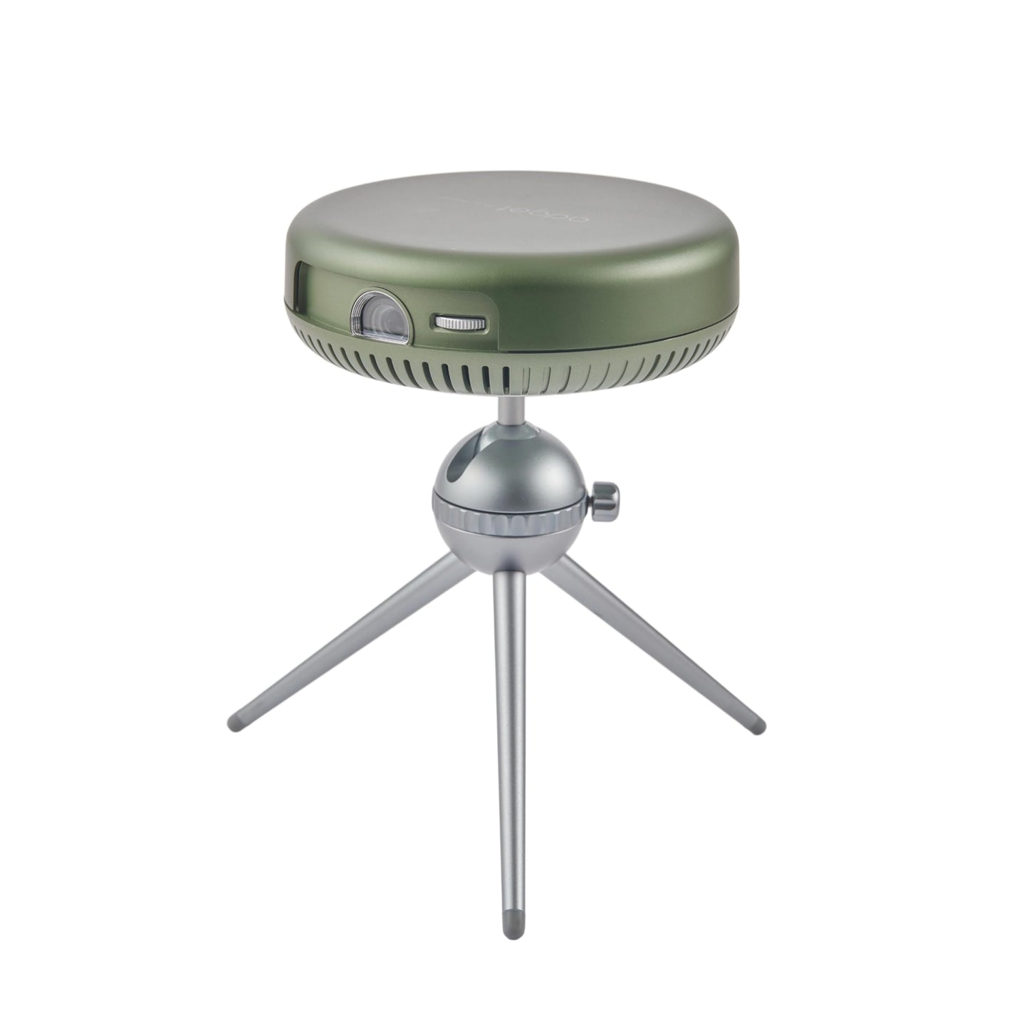 Adget iSpace2 Mini proyector inteligente, proyector portátil 1080P con WiFi y Bluetooth, altavoz Bluetooth de 360°, trípode incluido, proyector de bolsillo recargable Android 9.0 para uso en