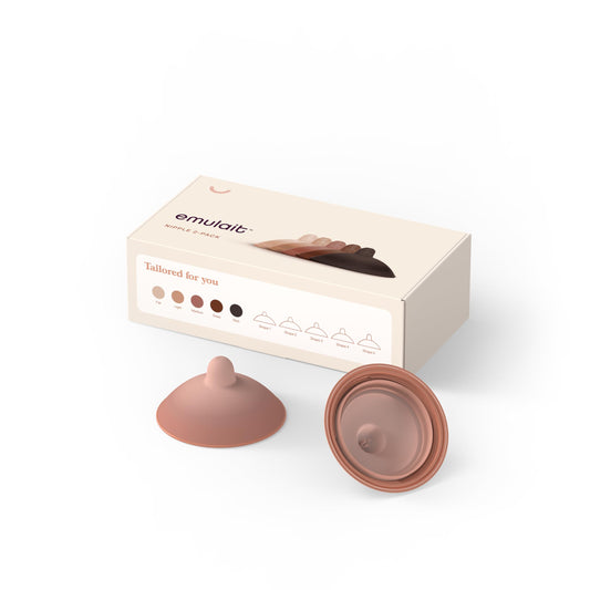 Emulait Tetina para biberón, paquete de 2 unidades - Mediana - 15 mm