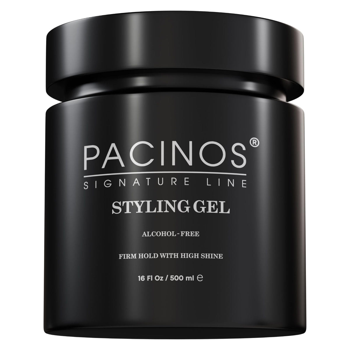 Pacinos Hair Gel for Men - Firm Hold with Flexible Styling - High Shine Wet Look Finish - Easy to Rinse Water Based Formula - No Flakes - Suits All Hair Types - Style Stays in Place All Day - 16 oz