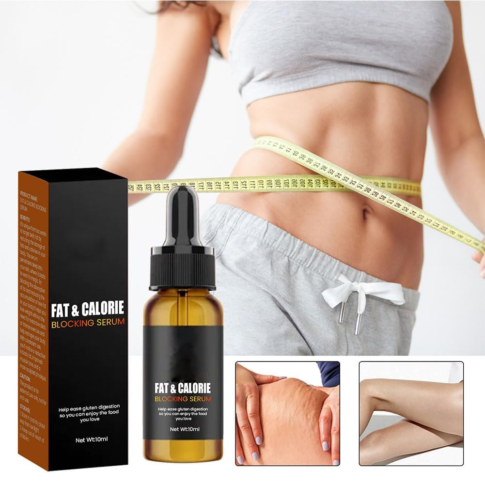 Conjunto de 5 productos para moldear tu cuerpo y tonificar la piel: Esencia reductora de 10 ml, Suero bloqueador de grasa y calorías de 10 ml, Aceite corporal de colágeno reafirmante, Suero reafirmante y tensor de la piel. ¡Descúbrelo!