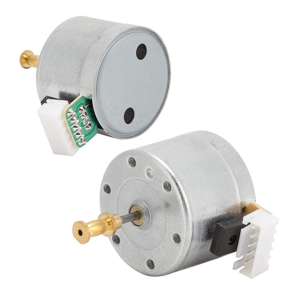Tosuny Cepillo del Motor de tornamesa, DC 12V Cepillo de 3 velocidades Grabadora de Discos de Vinilo Motor de tornamesa Agujero de Montaje de 25 mm 78 RPM